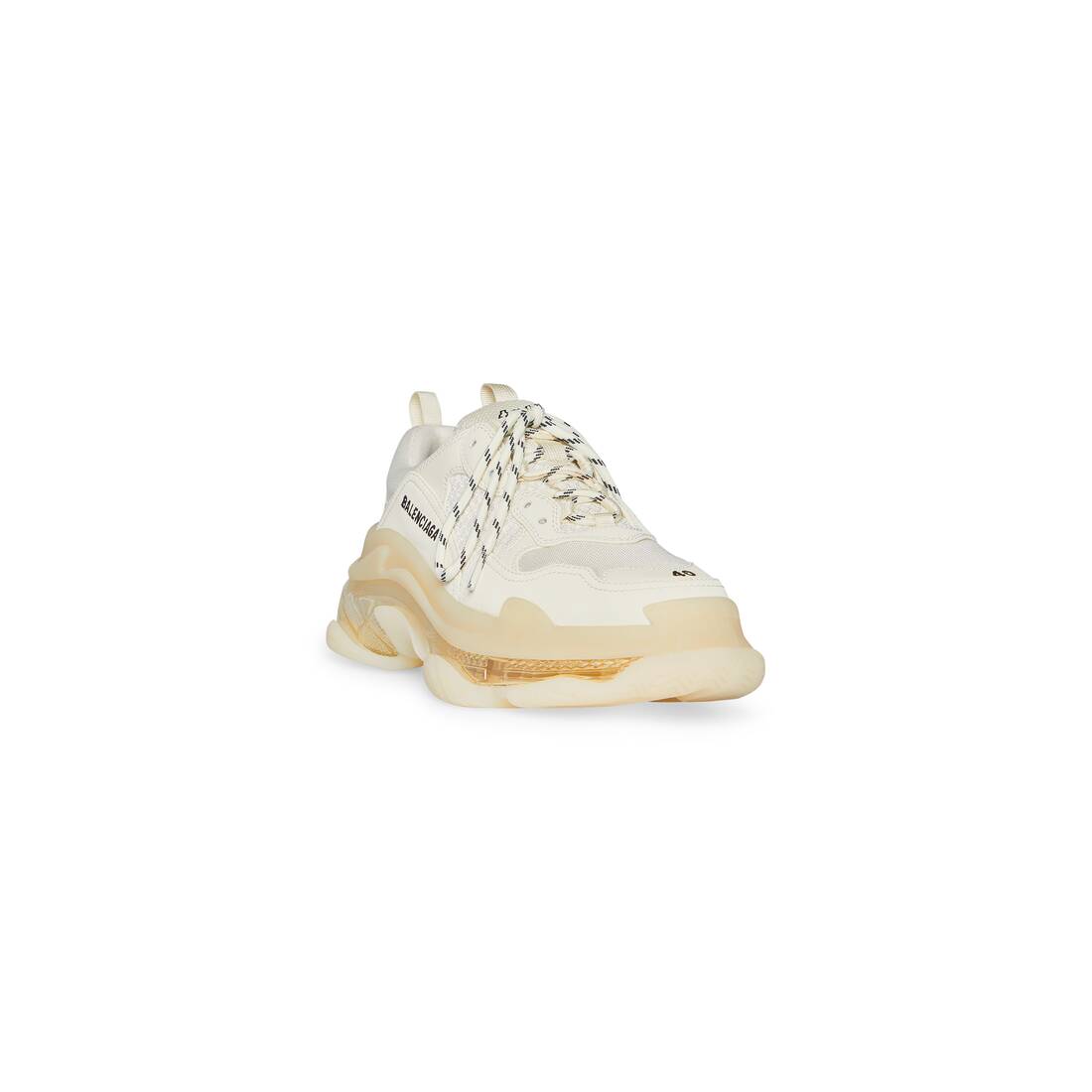 Women’s Triple S Clear Sole Sneaker in Beige - Image 2